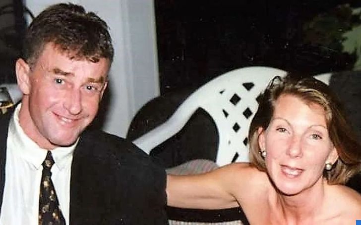 Kathleen Peterson and Michael Peterson were photographed laughing together.